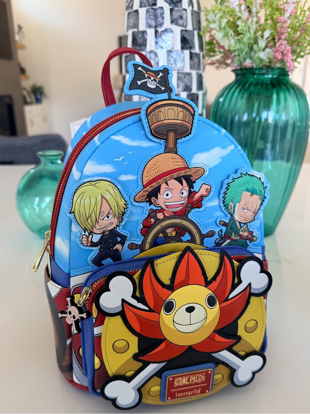 One Piece Thousand Sunny Ship Mini LoungeFly Backpack